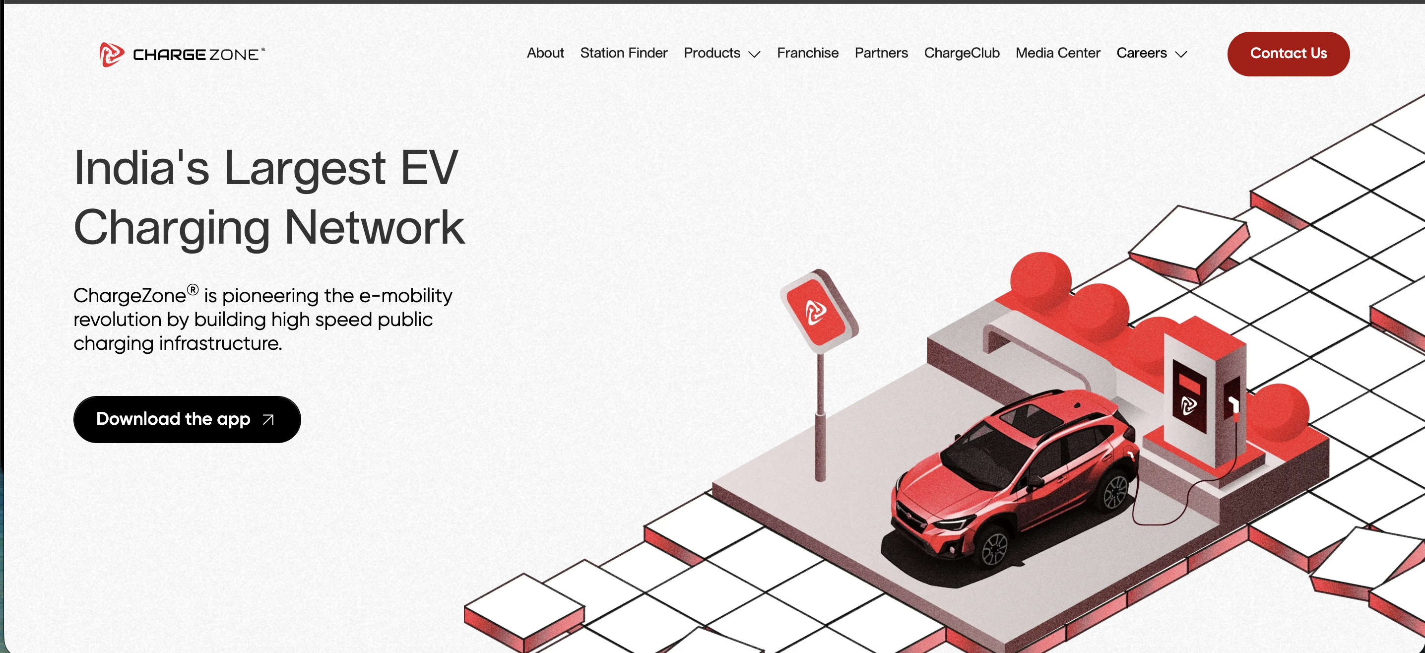 ChargeZone website